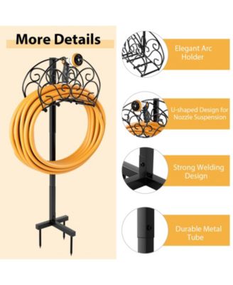 Detachable Freestanding Hose Holder for Outdoor Yard Garden Lawn