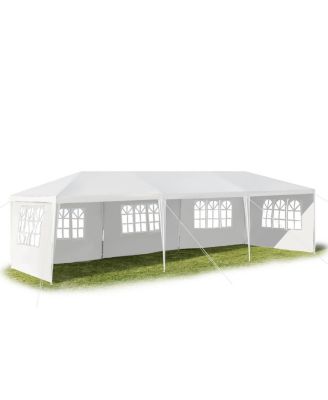 10 x 30 Feet Canopy Tent with 5 Removable Sidewalls for Party Wedding