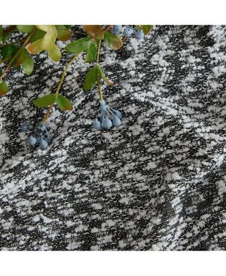 Easton Jacquard Slub Texture - Privacy Curtains with Back Tab Rod Pocket Lightweight Window Curtains Panels, Set of 2