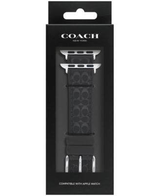 Women's Black Silicone Apple Strap Watch 38mm, 40mm, 41mm