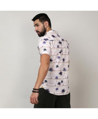 Men's Ivory White Desert Palm Shirt