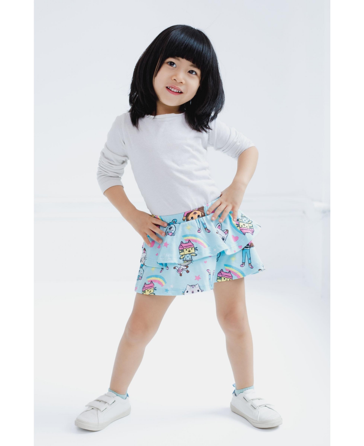 Dreamworks Gabby's Dollhouse Little Girls 2 Pack Skorts to -/ pink