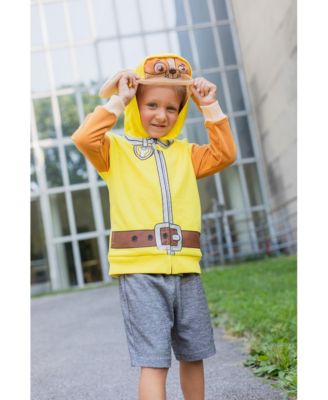 Toddler Boys Rubble Chase Skye Fleece Zip Up Pullover Hoodie to