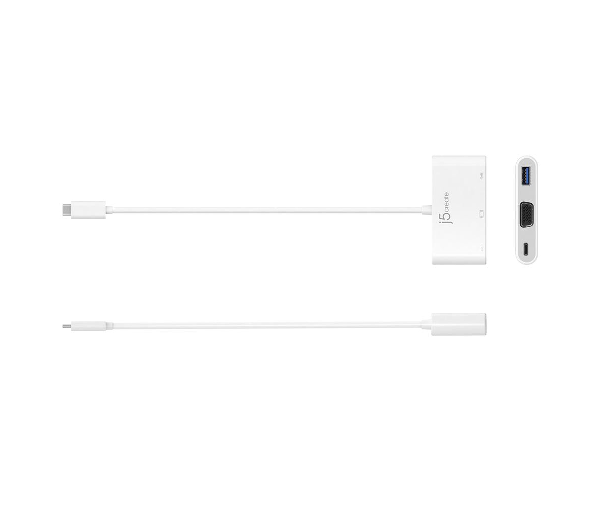 j5create JCA378 Usb Type-c to Vga & Usb 3.0 with Power Delivery