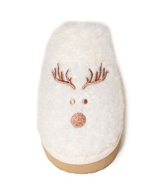 Women's Reindeer Scuff Slipper