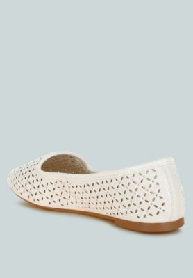 Womens Kyrie Cut Out Detail Ballerinas
