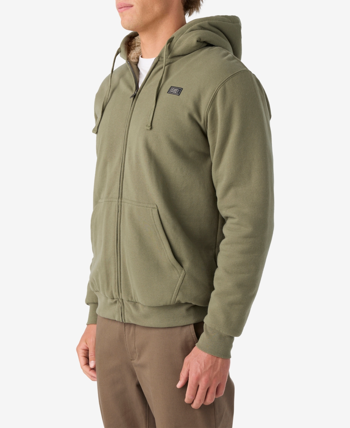 O'Neill Men's Bronsen High Pile Zip Up Hoodie
