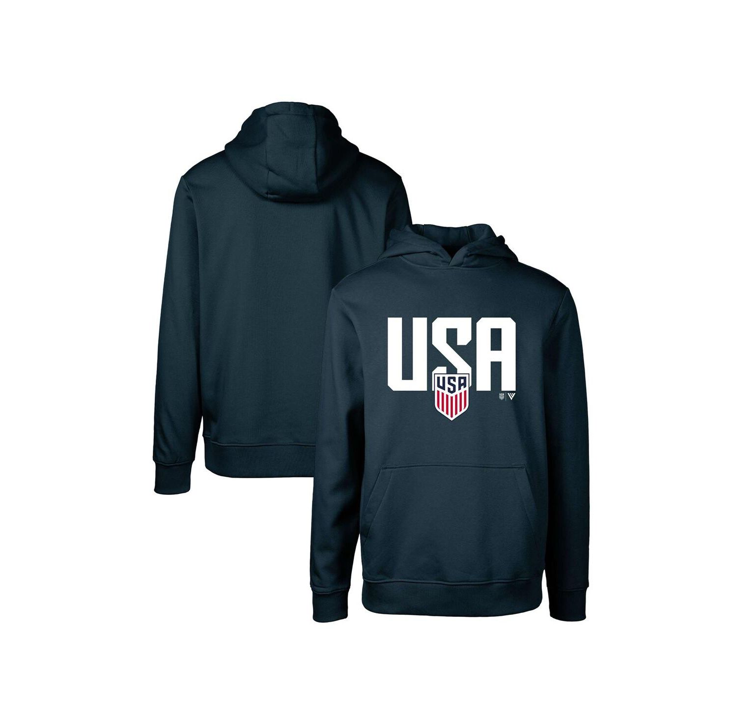 Big Boys and Girls Navy USMNT Podium Mascot Pullover Hoodie