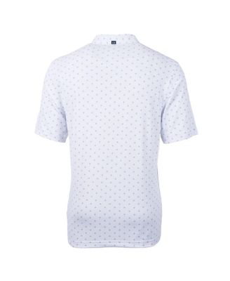 Men's White Michigan State Spartans Virtue Eco Pique Tile Print Polo