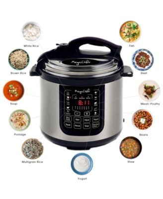 8 Quart Digital Pressure Cooker with 13 Pre-set Multi Function Features
