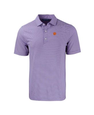 Men's Clemson Tigers Forge Eco Double Stripe Stretch Polo