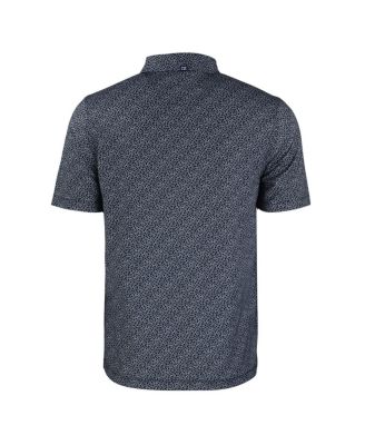 Men's Black Ohio State Buckeyes Pike Eco Pebble Print Stretch Polo