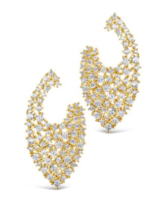Priscilla Cubic Zirconia Statement Stud Earrings