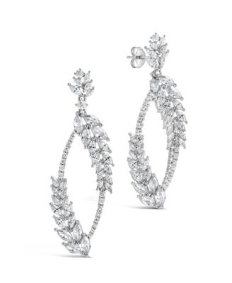 Gail Statement Cubic Zirconia Drop Earrings