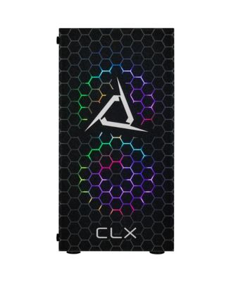 SET Gaming Desktop - Liquid Cooled AMD Ryzen 5 9600X 3.9GHz 6-Core Processor, 32GB DDR5 Memory, GeForce RTX 4060 8GB GDDR6 Graphics, 1TB SSD, WiFi, Windows 11 Home 64-bit