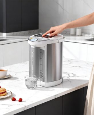 5L/5.28 Qt Stainless Steel Electric Water Boiler and Warmer Hot Water Dispenser with Rotating Base