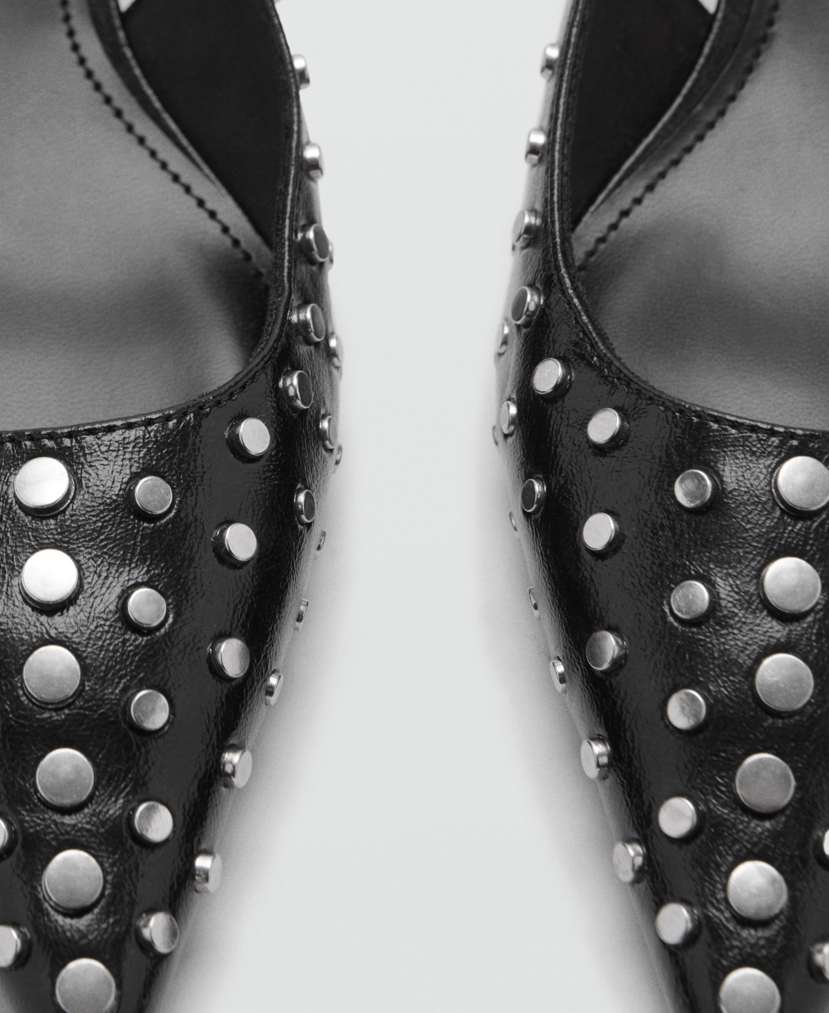 Mango Women's Studded Slingback Shoes