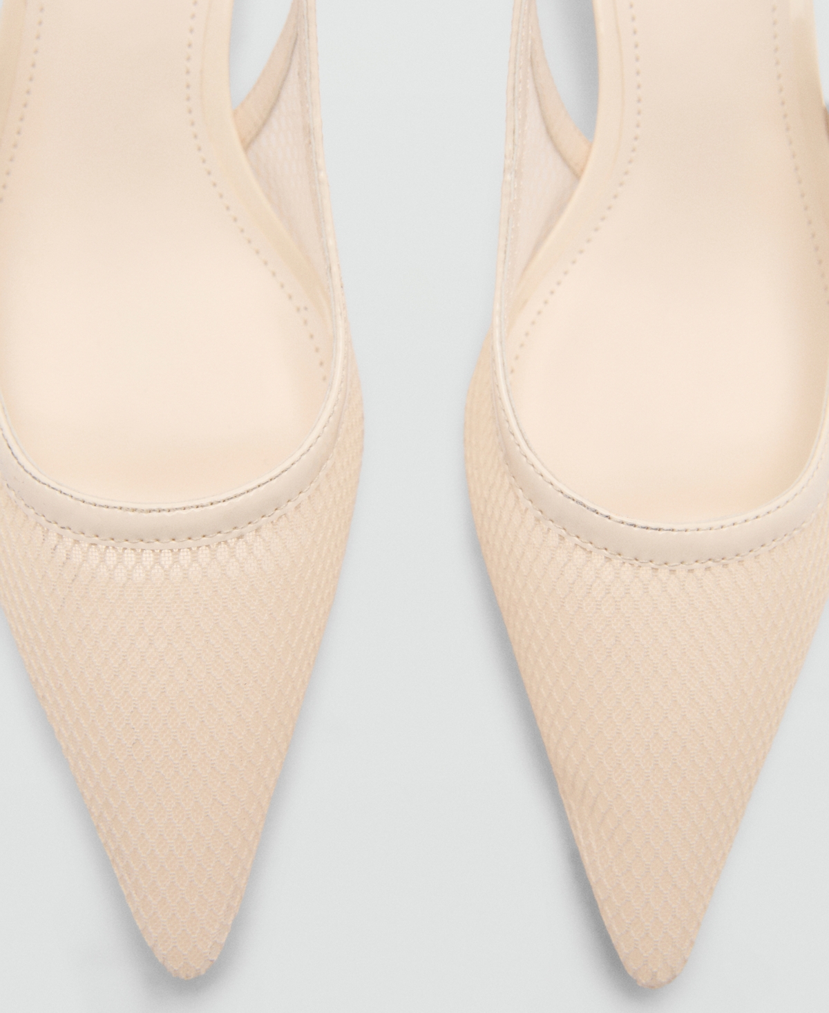 Mango Women's Heeled Mesh Shoes