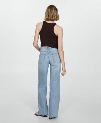 Women's Danila Medium-Rise Wide Leg Jeans