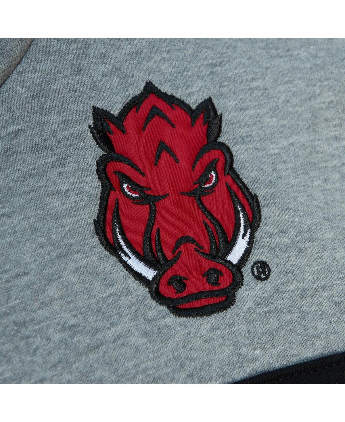 Mitchell & Ness Men's Crimson Arkansas Razorbacks Head Coach Pullover Hoodie In Crimson