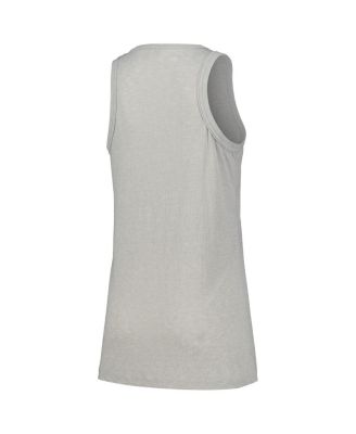 Women's Gray Chicago White Sox Gauze High Neck Tank Top