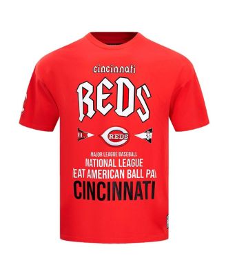 Men's Red Cincinnati Reds Oversized City Tour T-Shirt