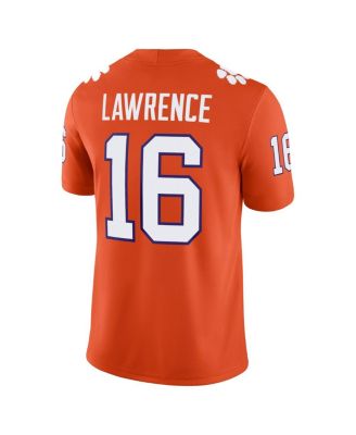 Men's Trevor Lawrence Orange Clemson Tigers Alumni Game Jersey