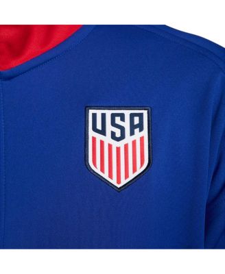 Women's and Men's Royal USMNT 2024 Academy Pro Anthem Full-Zip Jacket