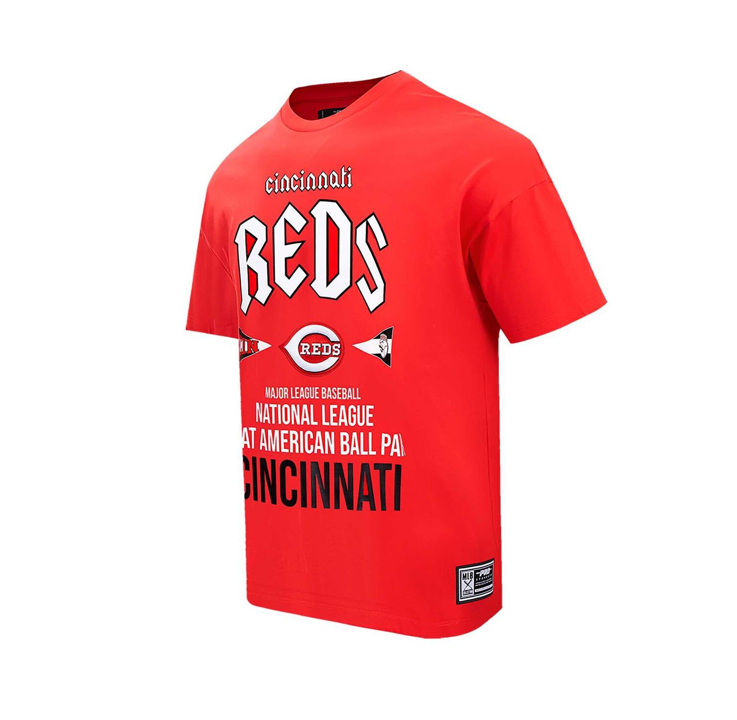 Men's Red Cincinnati Reds Oversized City Tour T-Shirt