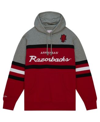 Men's Crimson Arkansas Razorbacks Head Coach Pullover Hoodie