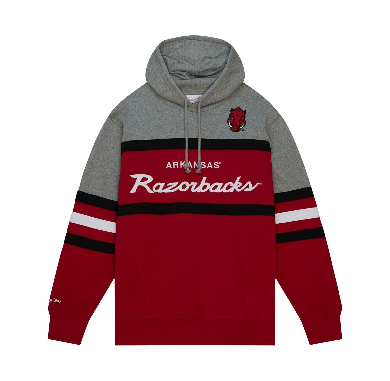 Men's Crimson Arkansas Razorbacks Head Coach Pullover Hoodie