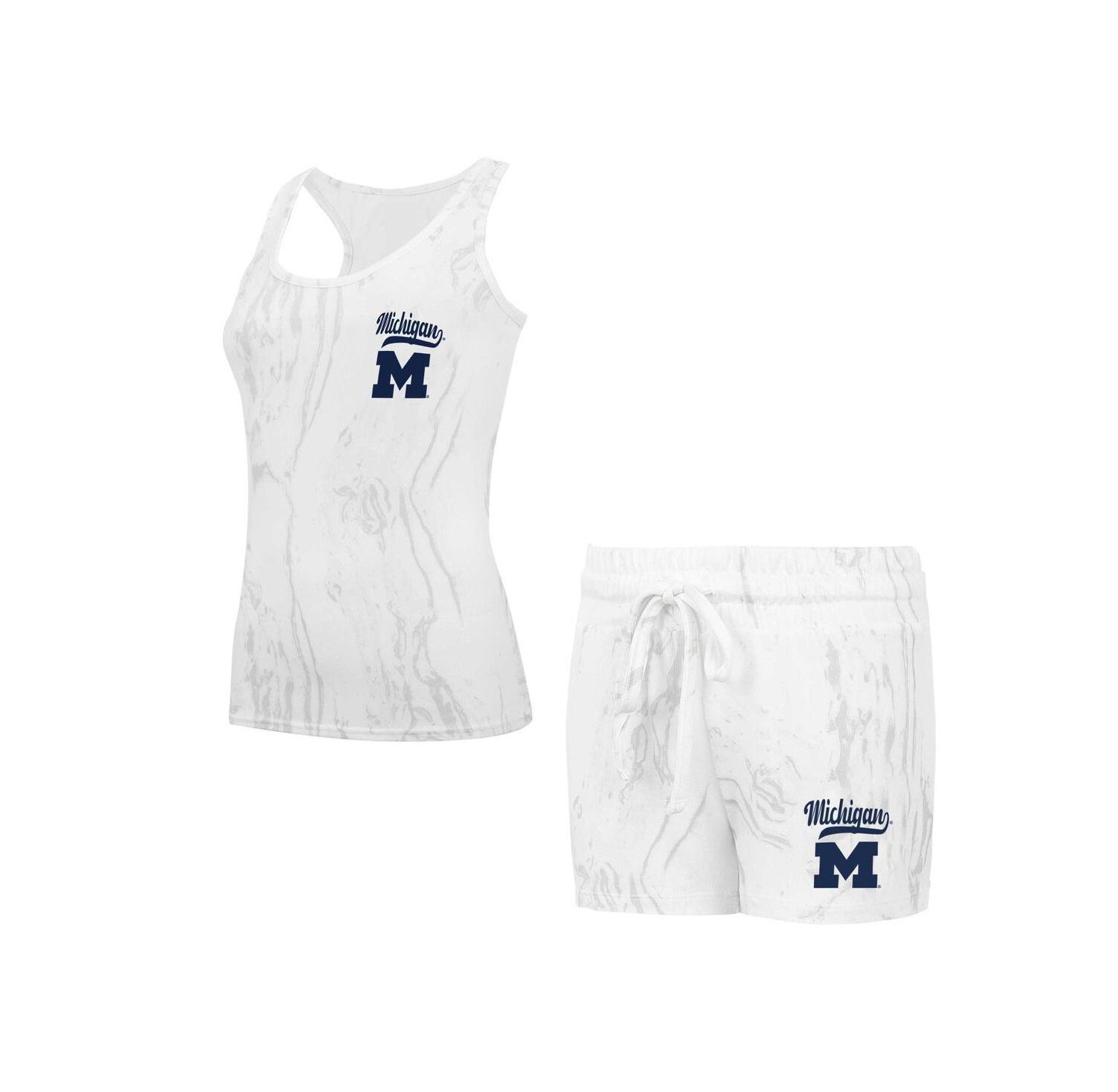 Women's Michigan Wolverines Quartz Tank Top Shorts Set