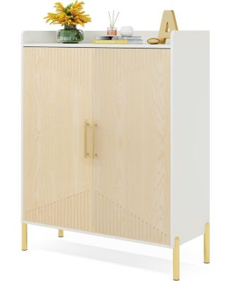 Large Shoe Cabinet, 30 Pairs Entryway Shoe Storage Cabinet with Doors and Shelves, 6-Tier Modern Shoes Rack Organizer for Hallway, Closet, Bedroom, Living Room