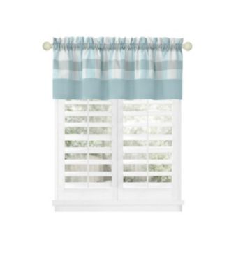 Modern Farmhouse Buffalo Plaid Checkered Rod Pocket Window Valance Curtain