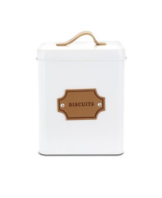 Kitchen Food Storage and Organization 5 Piece Canister Set in White