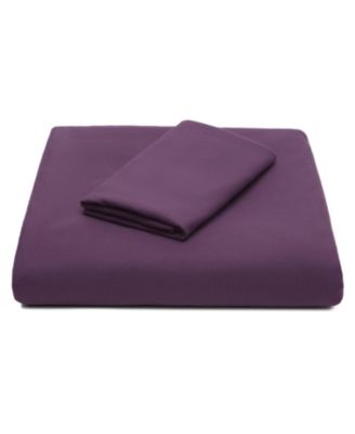 Premium Solid Duvet Cover Set - Duvet Cover (68” x 90”) & 1 Pillow Sham (20” x 26”) - 2-Piece Set - Brown, Twin Size