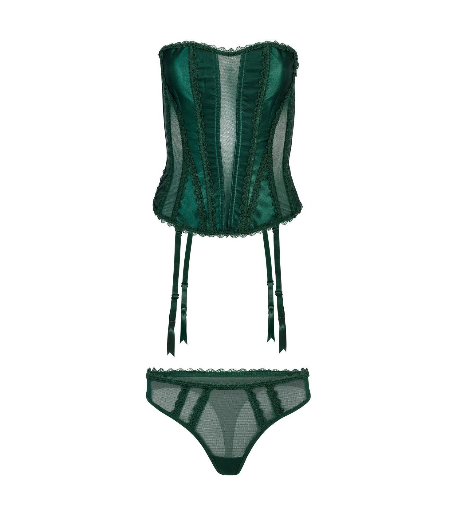 Women's Serene Corset and Thong Set