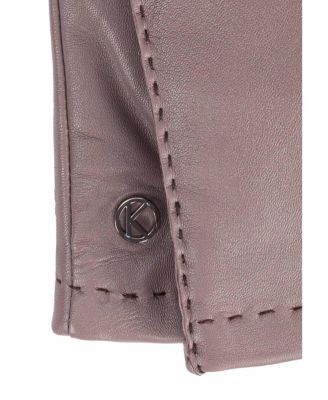 Women`s Hand-sewn Premium Lamb Leather Touchscreen Gloves "MILLIE"