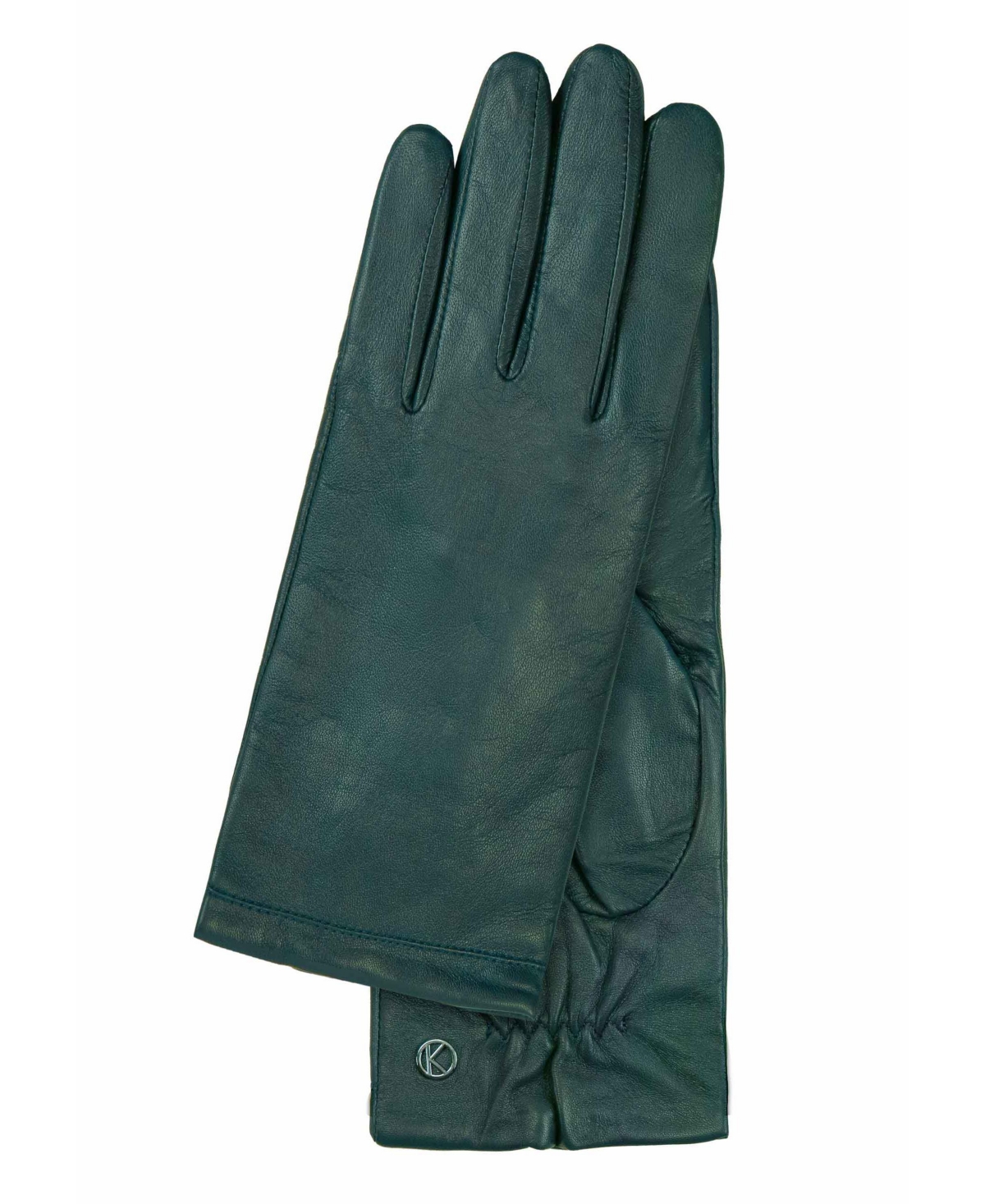 Kessler Women`s Premium Lamb Leather Touchscreen Gloves "Chelsea" - Dark green