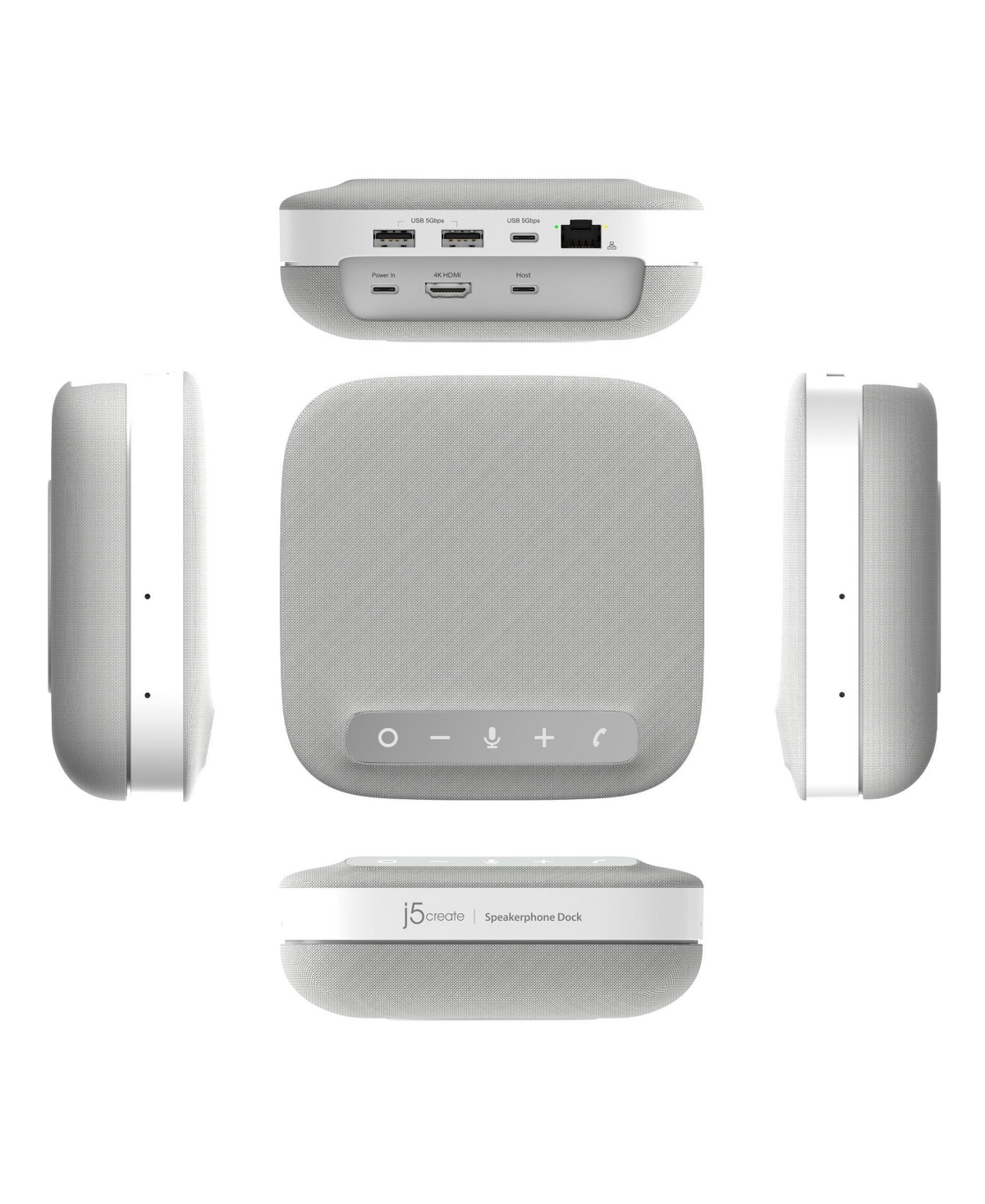 j5create Usb-c 4K Speakerphone Dock, JCDS335