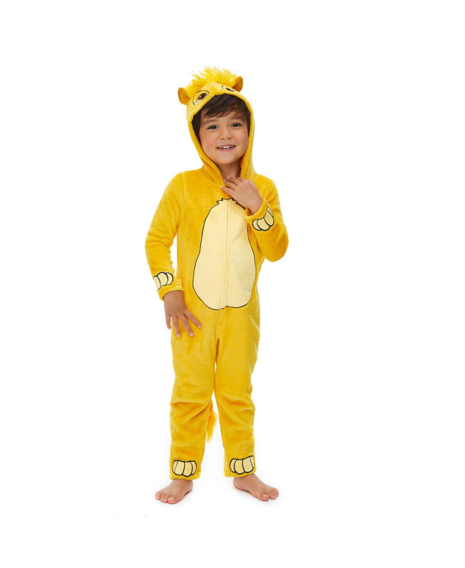 Little Boys Disney Simba Zip Up Cosplay Coverall Newborn to