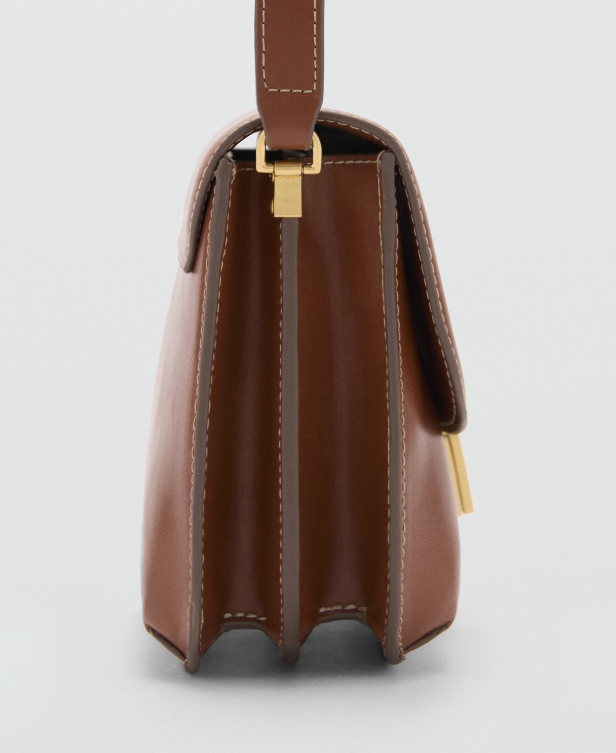 Mango Women's Metal Closure Crossbody Bag