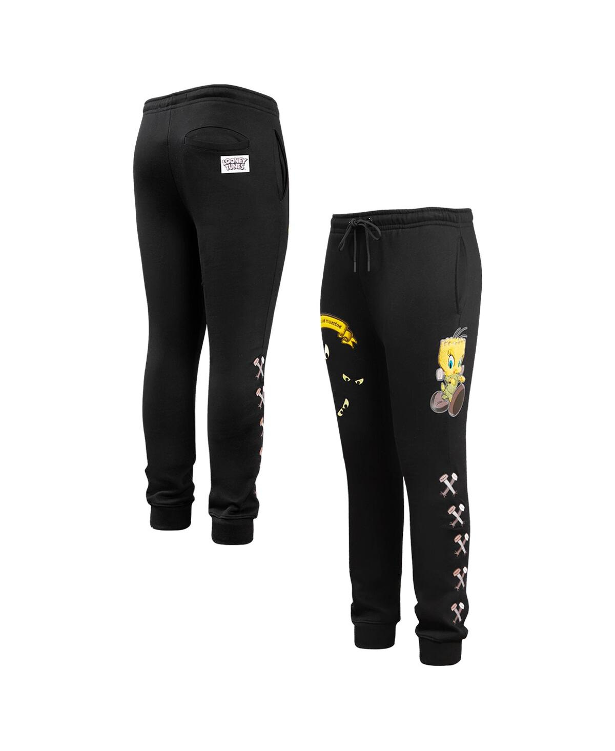 Men's Black Looney Tunes Franken Tweety Joggers - Black