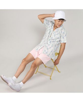 Men's Ivory White & Icy Blue Flora Tint Shirt