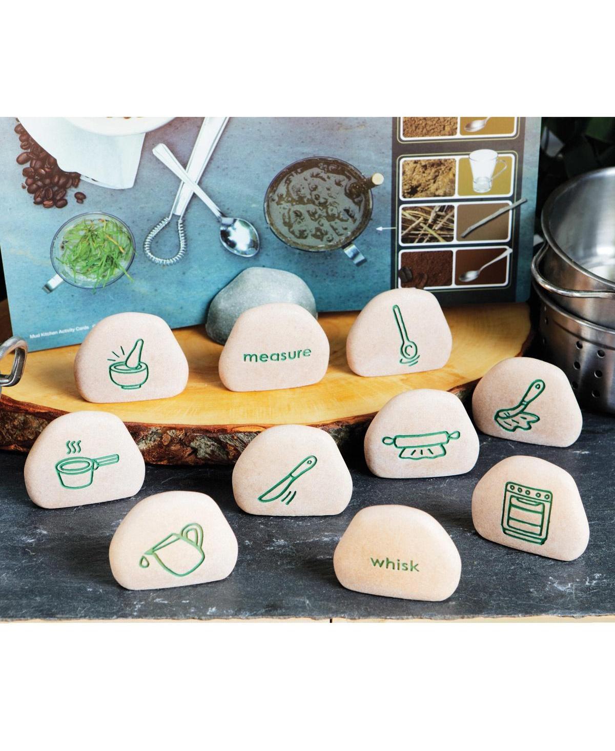 Yellow Door Sensory Mud Kitchen Play Stones and Activity Cards