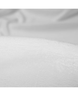 Silky Velvet Textured Sheer Curtains, Light-Filtering Grommet Drapes, 2 Panel Set, 63 Inches Long