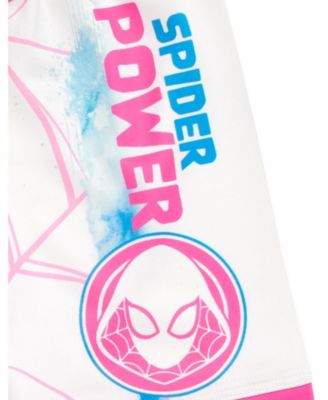 Girls Spider-Man Spider-Gwen Ghost Spider Tank Top and Bike Shorts to