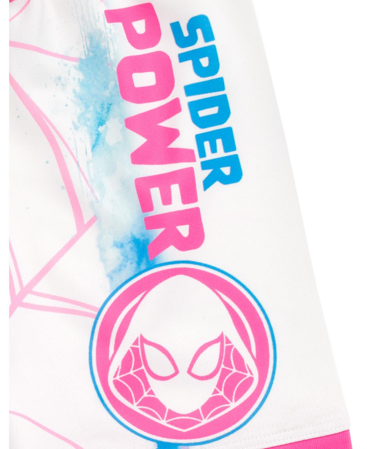 Marvel Girls Spider-Man Spider-Gwen Ghost Spider Tank Top and Bike Shorts to