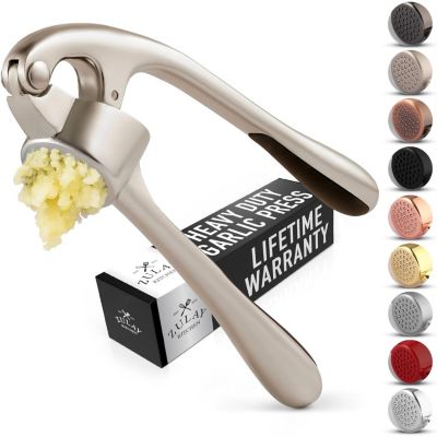 Premium Garlic Press Durable Easy Squeeze Garlic Mincer Tool