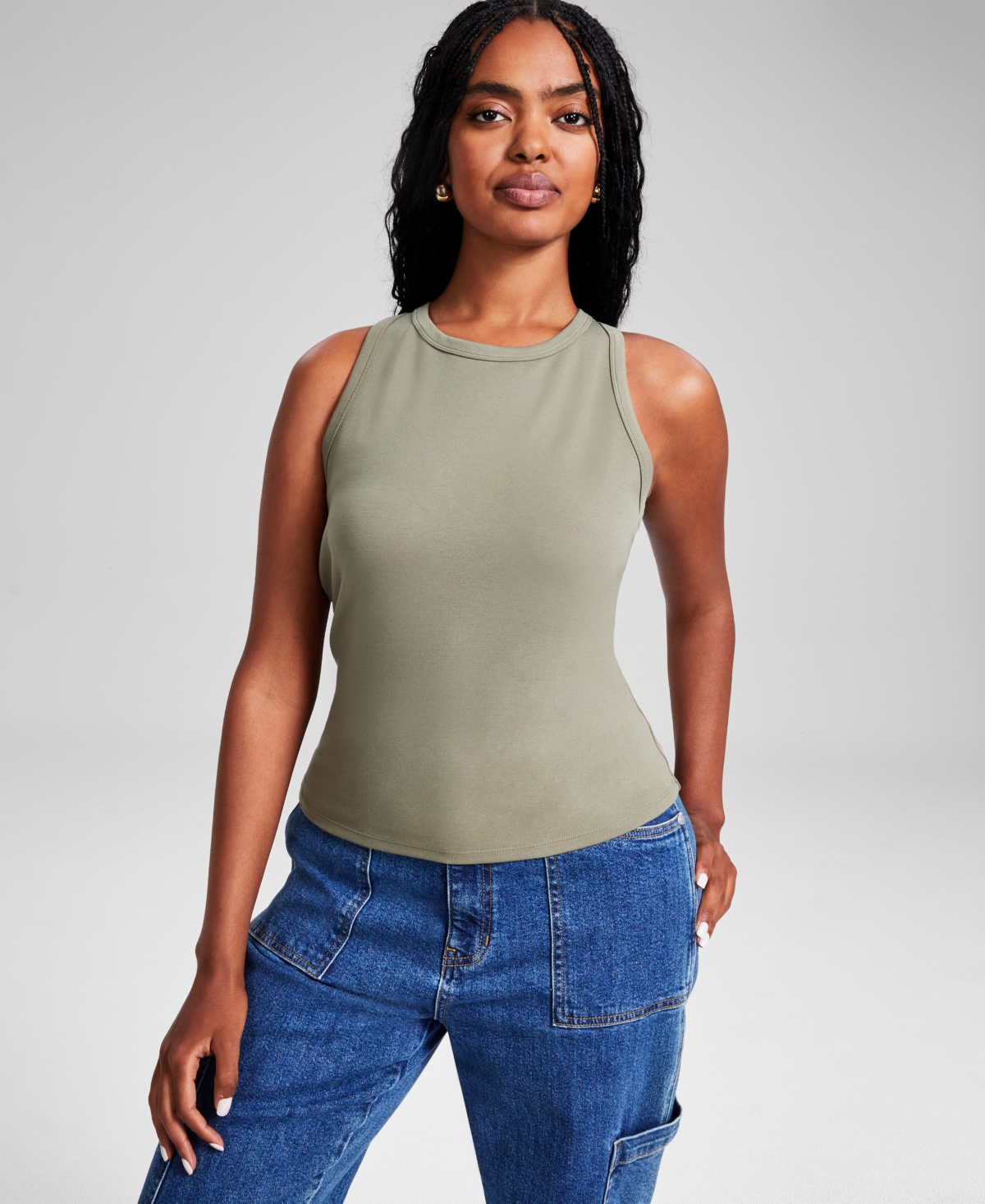 And Now This Women's Sleeveless Top, Created For Macy's In Crushed Oregano